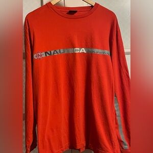 Vintage 90’s Nautica Competition Long Sleeve Graphic Tee Lg
